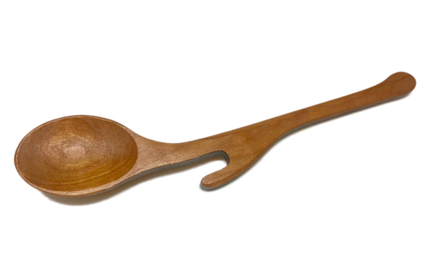 Long Wooden Ladle  White Forest Spoons